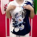 Blusa de Chiffon Elegance Feminina