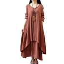 Vestido Longo de Linho Beatriz