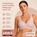 Sutiã Modelador BelleLux™ Sem Aros e Sem Costuras [COMPRE 1 & LEVE 3] + Brindes
