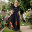 Vestido Floral em Chiffon Chelsea